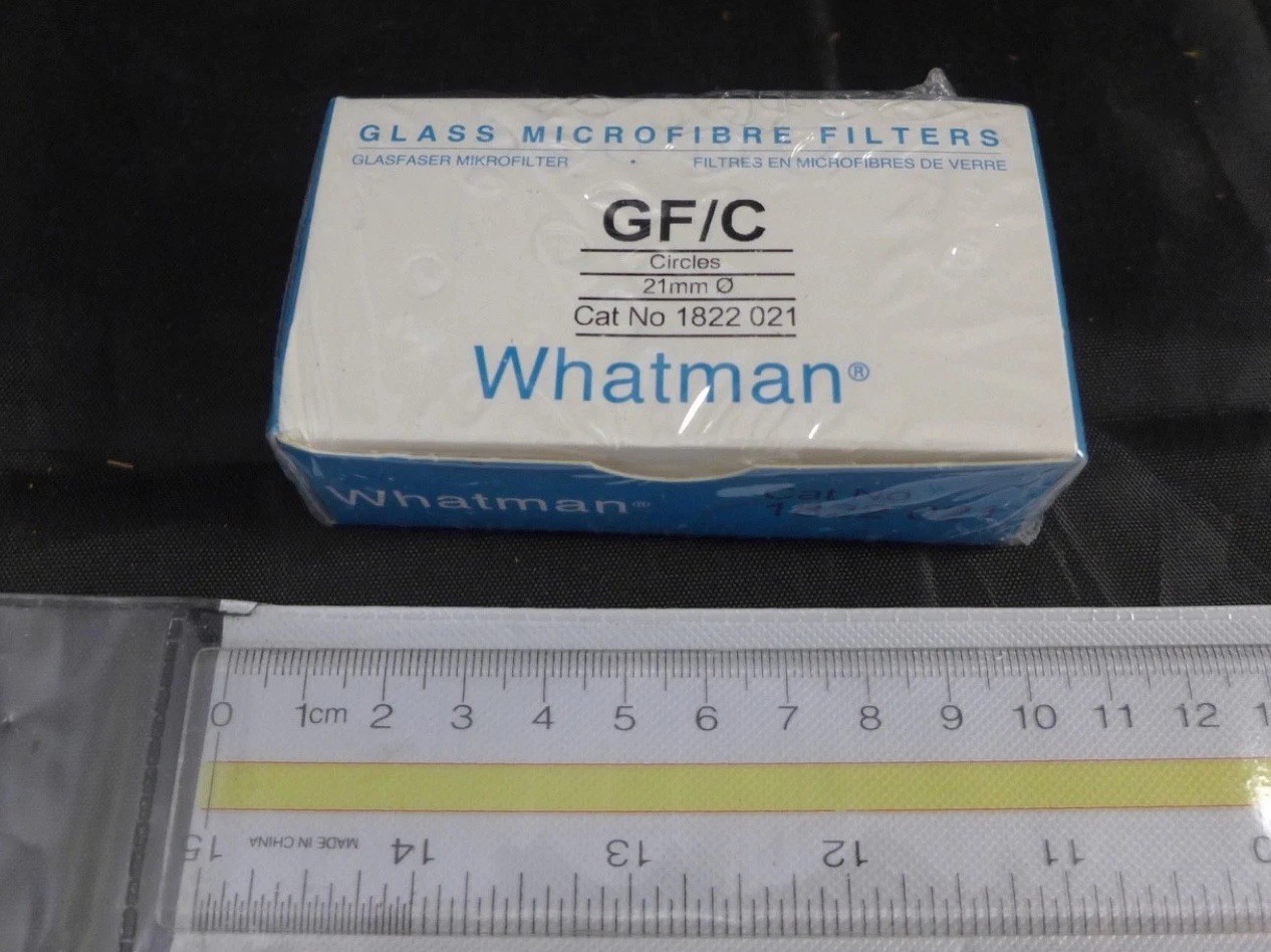 WHATMAN Glass Microfibre Filters GF/C, 21mm, 100 circles #1822-021