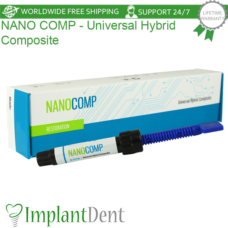 Dental Nano Comp Universal Hybrid Filling Material Comp0site 4g