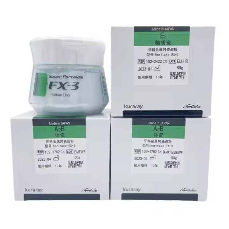 Noritake EX-3 Super Porcelain Powder Body For Metal Ceramic Dental Restorations