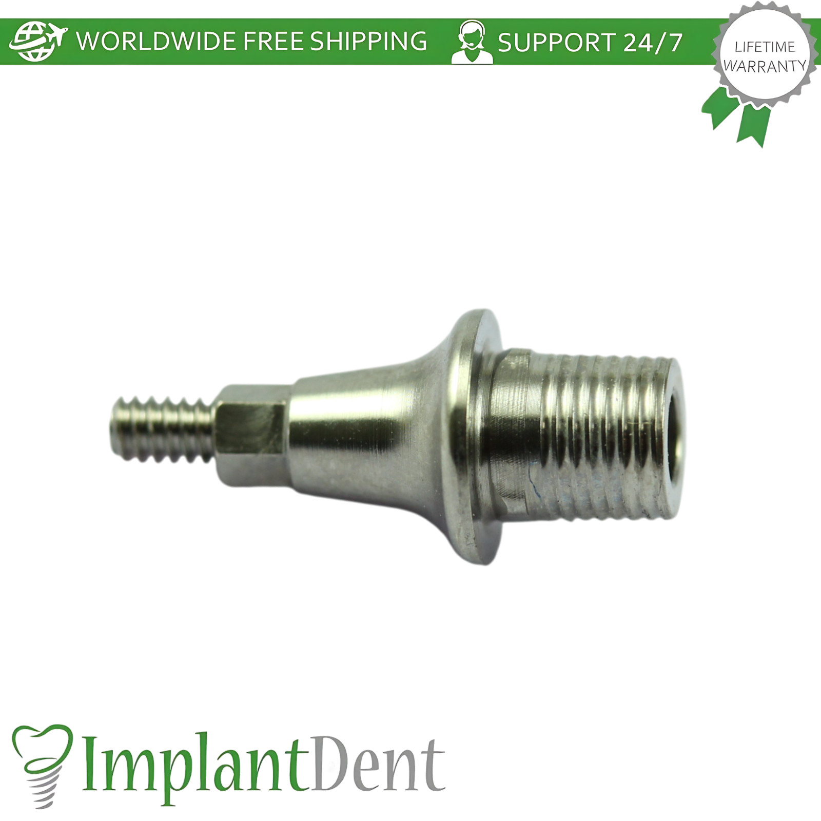 X10 Dental Prosthetic Ø5.5mm Diameter Titanium Base Neodent GM Compatible