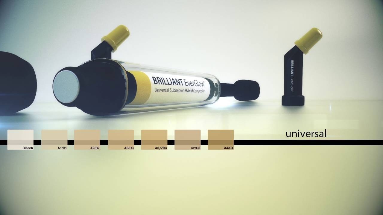 Coltene Whaledent Brilliant EverGlow Universal Composite Optimal Thixotropy