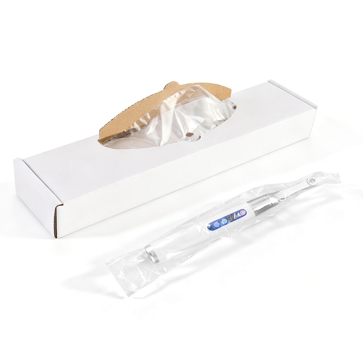 500Pcs Dental Disposable Sleeves Clear Covers for LED Curing Light Lamp 13×2.1″