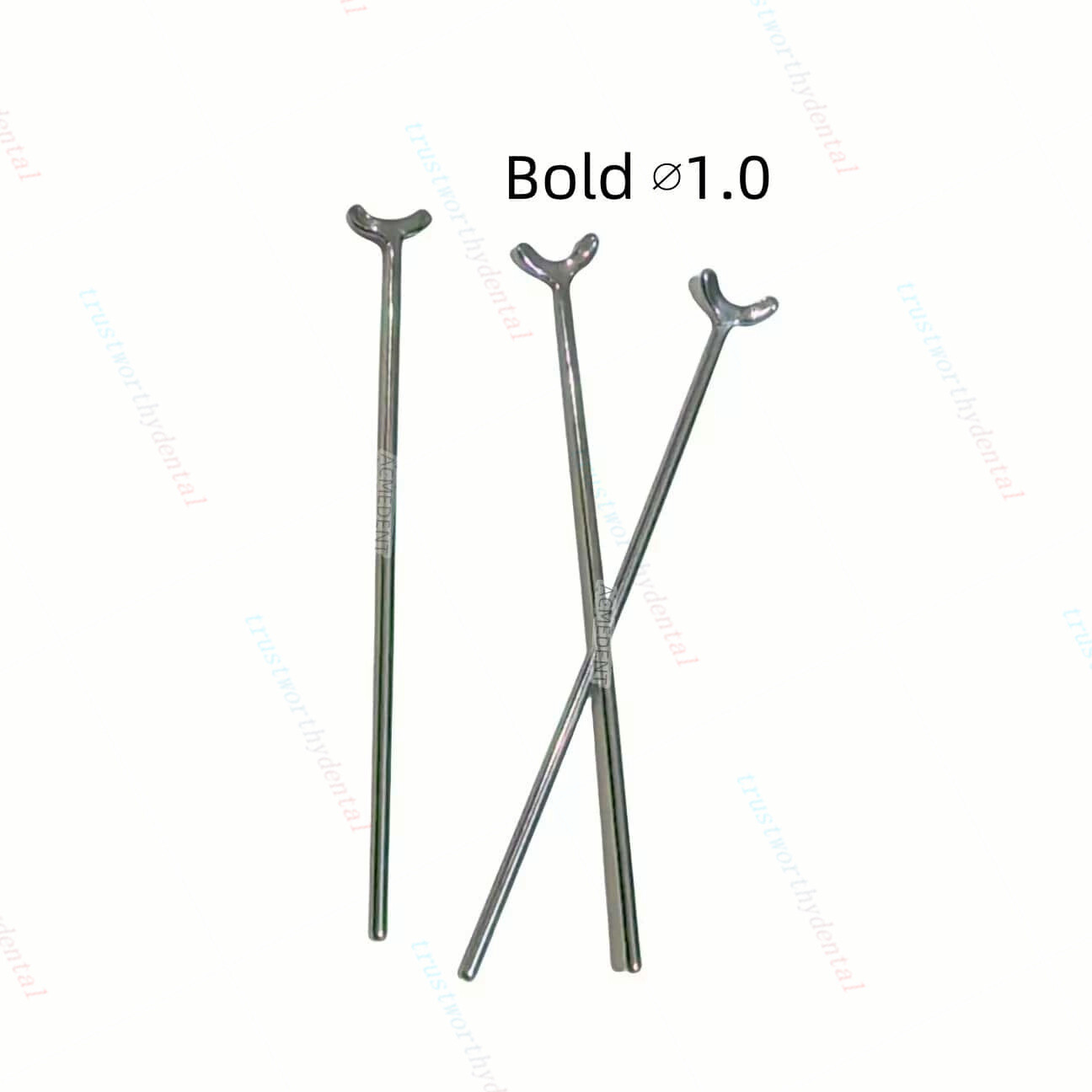 1.0mm 20Pcs Dental Ball Retainer J Clasp Oblique Clasps Bars Y-Type Scheu Style