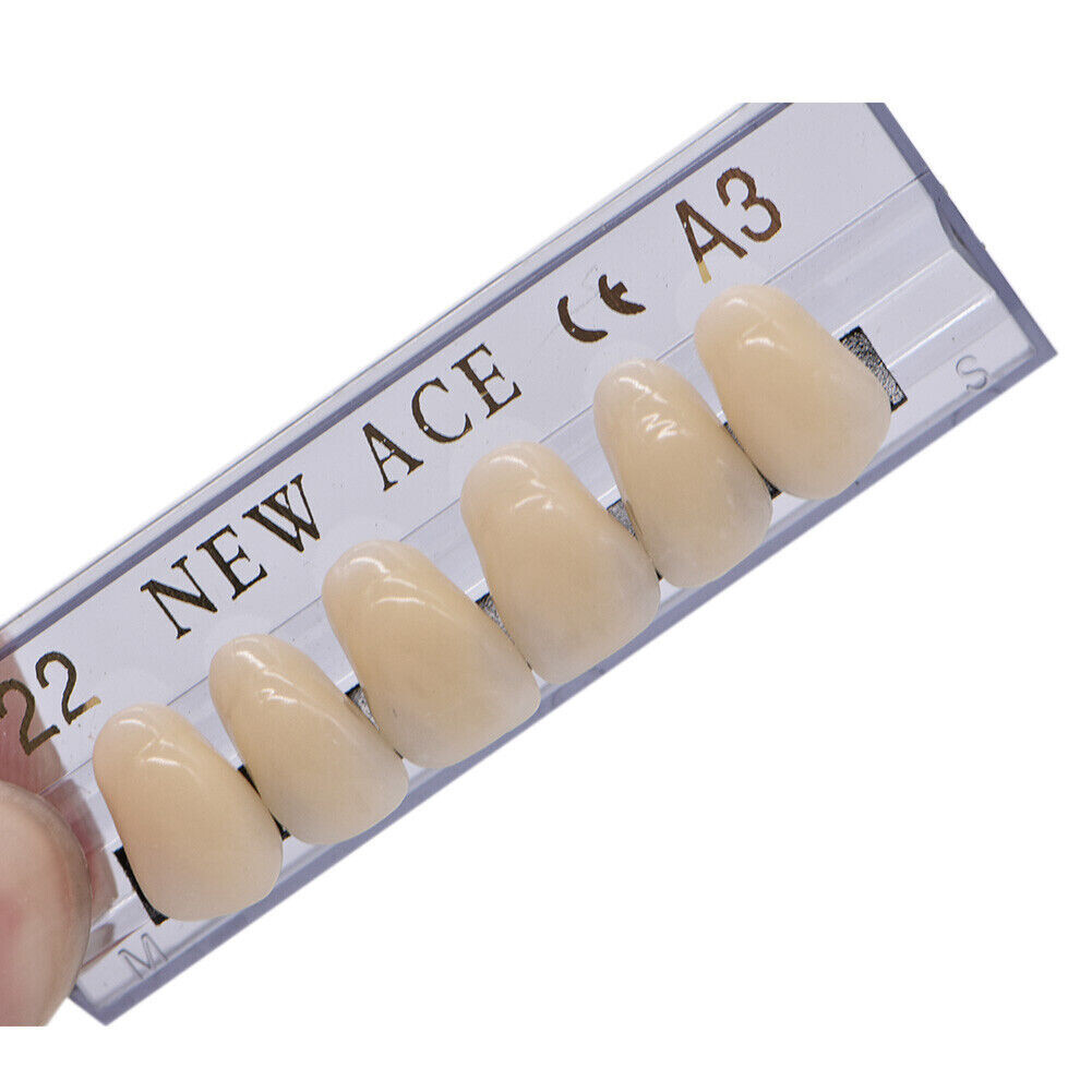 168pcs DentalAcrylic Resin Denture 23#A3 Shade Teeth Upper/Lower Full Set Teeth