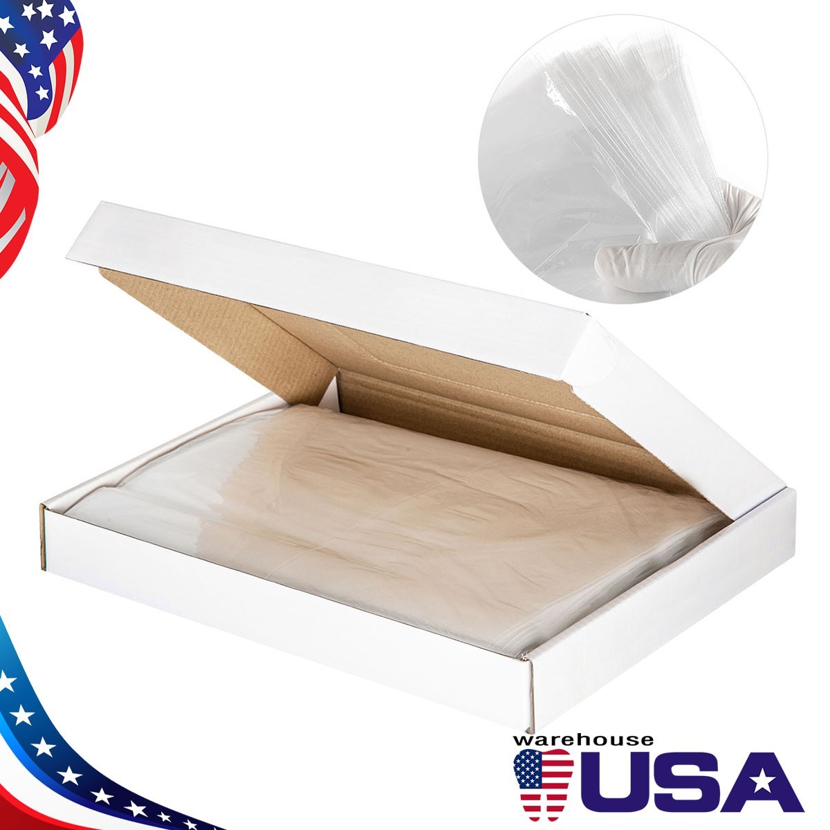 Dental Disposable Full Chair Sleeves Protective Cover Clear Plastic 29″x80″125Pc
