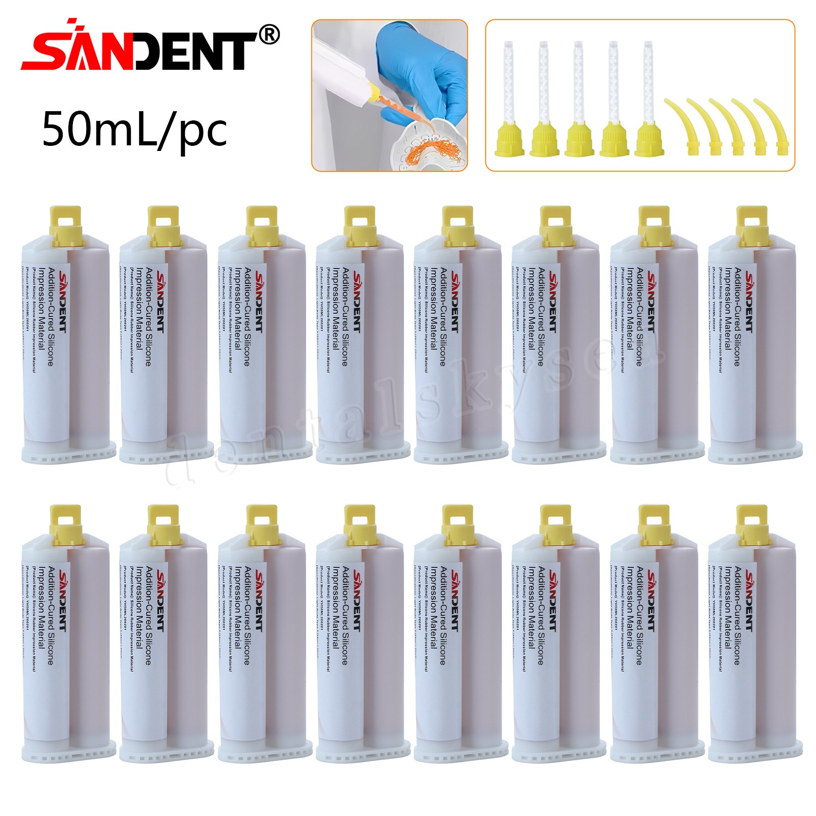 16x Light Body Fast Set Dental Vinyl Polysiloxane Impression Material VPS PVS