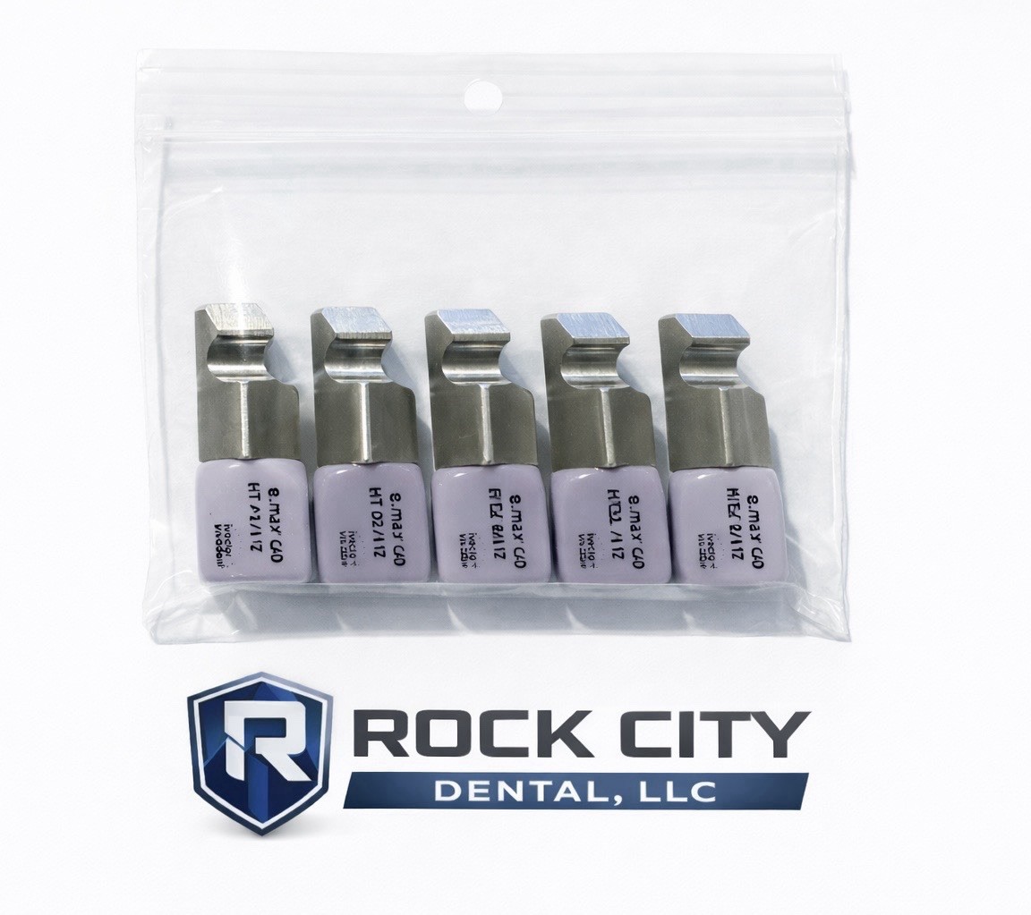 IPS e.max CAD HT Blocks – Mixed Shade Lot (5 Total)