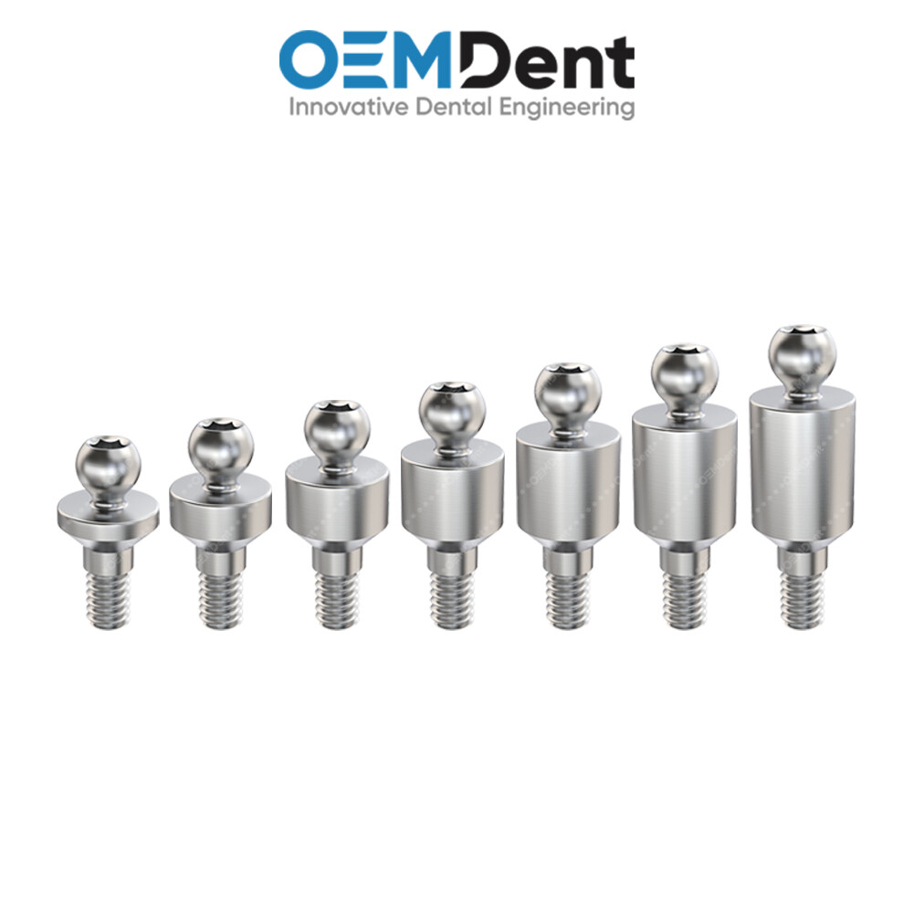 Straight Ball Attachment – DSI® Hexagon 2.42mm Compatible