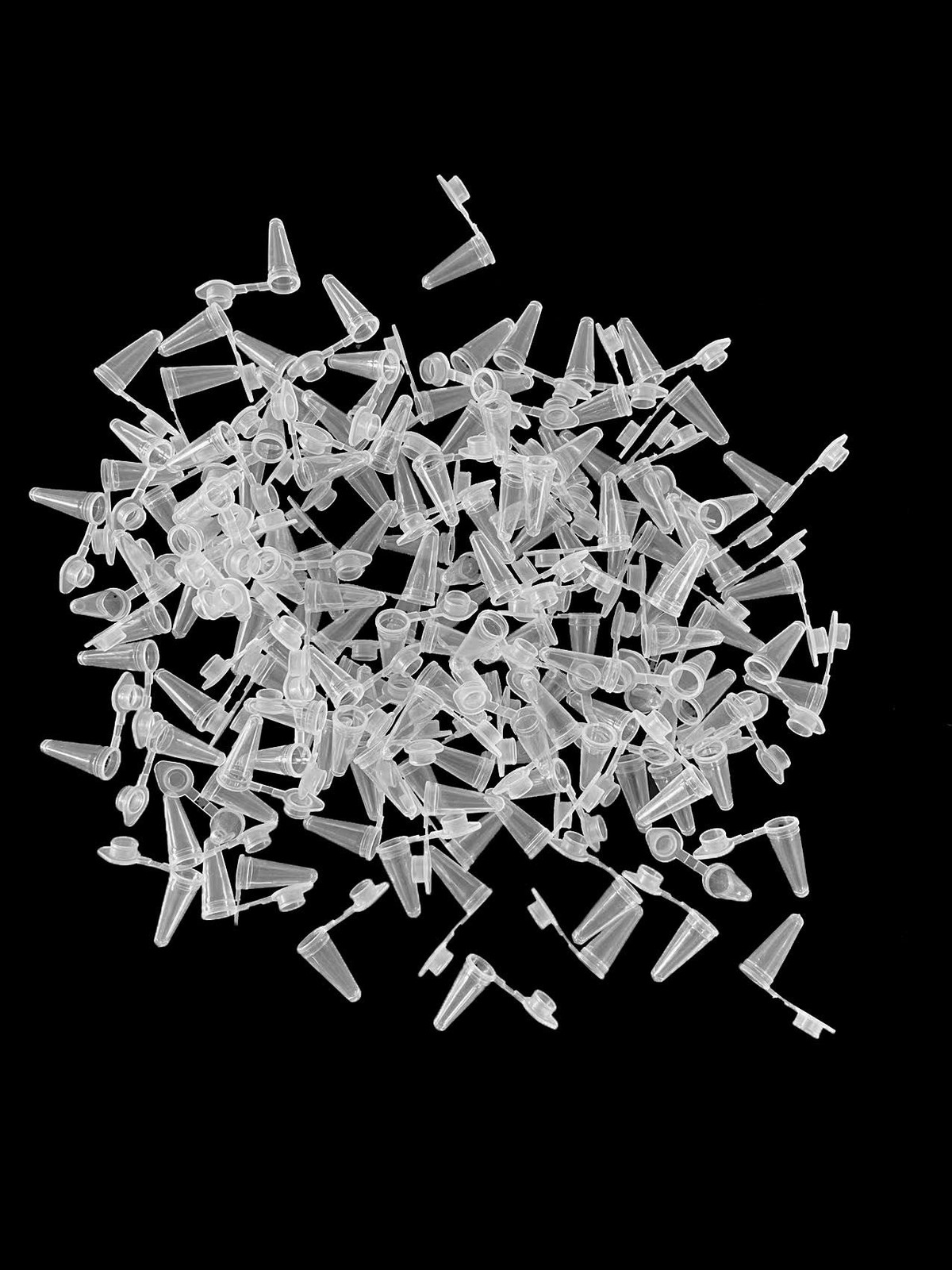 1000 PCS 0.1 ml Microcentrifuge Tube with Flat Cap PCR Reaction Laboratory