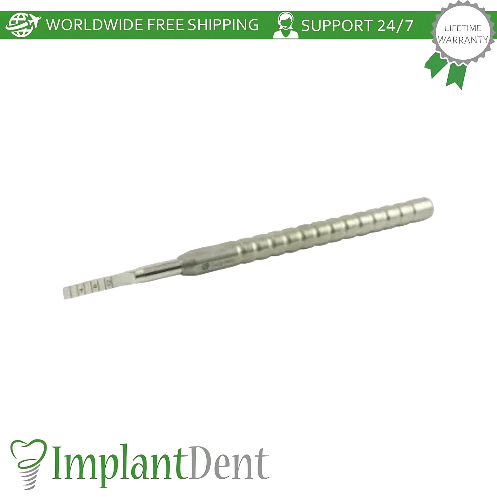 Spliting Chisel 16mm Precise Shape B0ne Manipulation Non Slip Grip Dental Tool