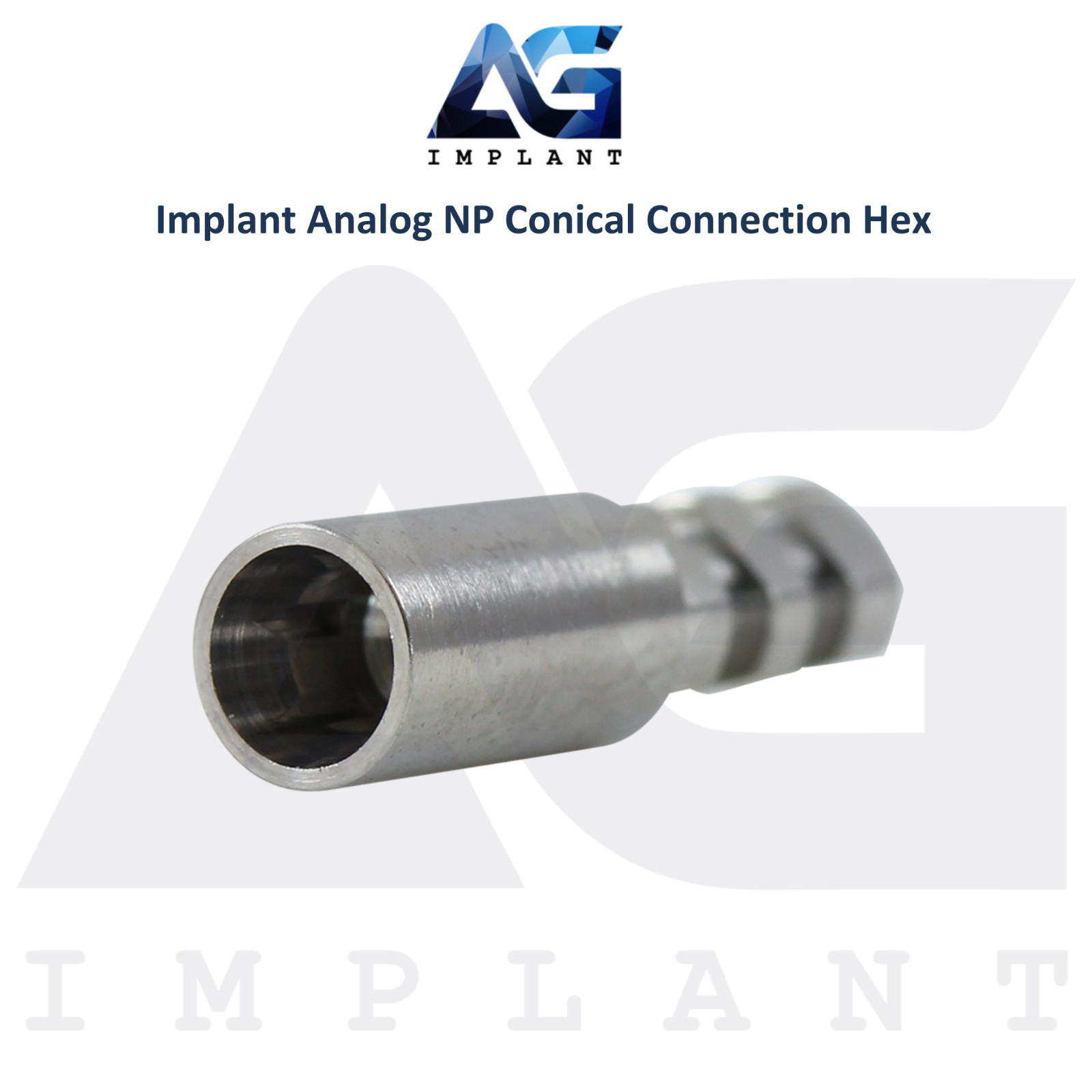 5x Fixture Analog Narrow Ø3.5mm Conical Connection Hex 2.25mm Dental Lab