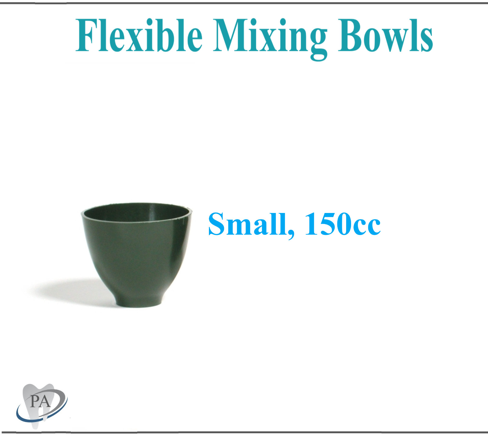 Dental Lab Flexible Impression Mixing Bowl Alginate Bowl – Medium or Large