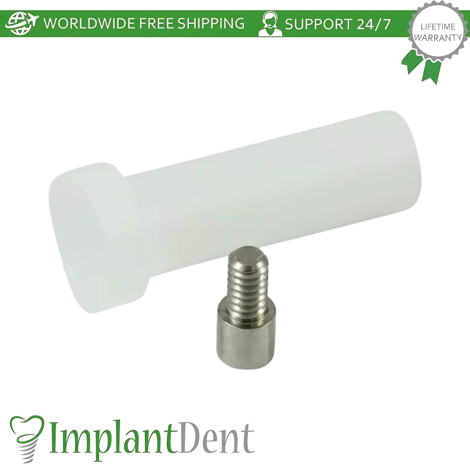 10x Straight Multi Unit 1.4 Dental Prosthetic Titanium Sleeve Set Int Hex 2.42mm