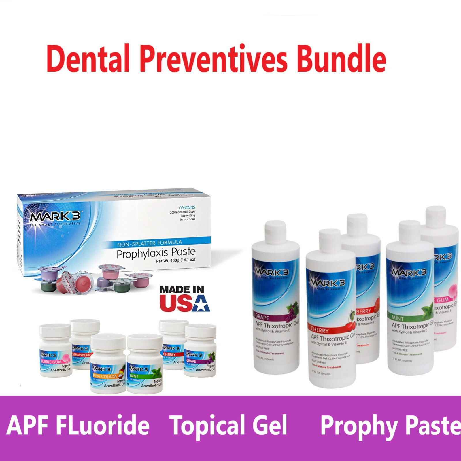 Dental Apf Fluoride Gel Prophy Paste Dental Topical Anesthetic Gel 20% -Top Deal