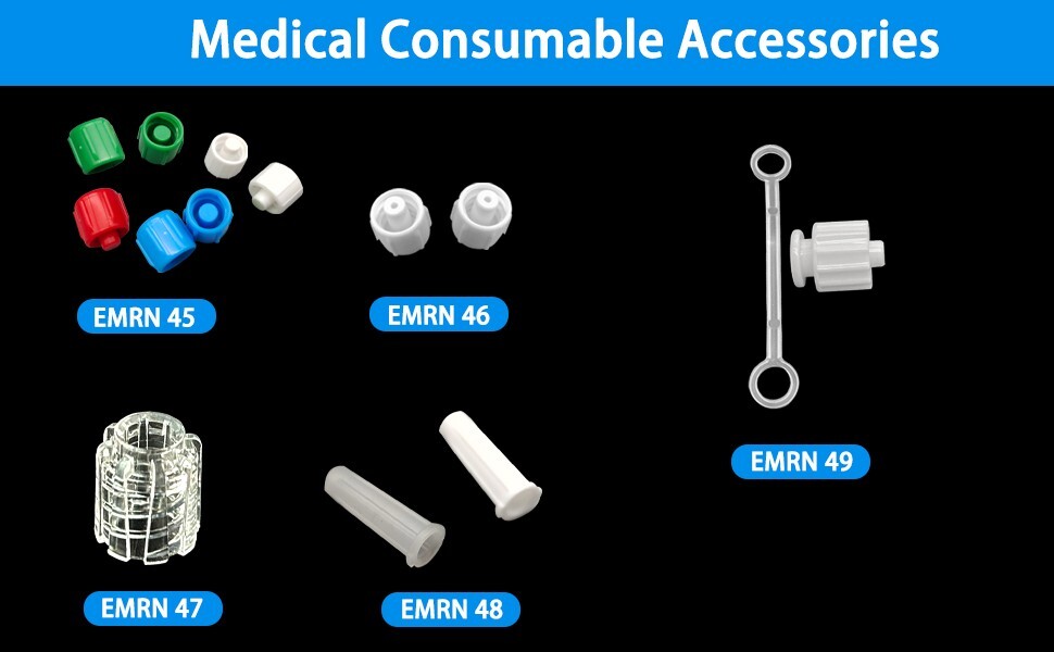 100PCS Protective Cap, For Luer Lock and Catheter System, Medical Laboratory Use