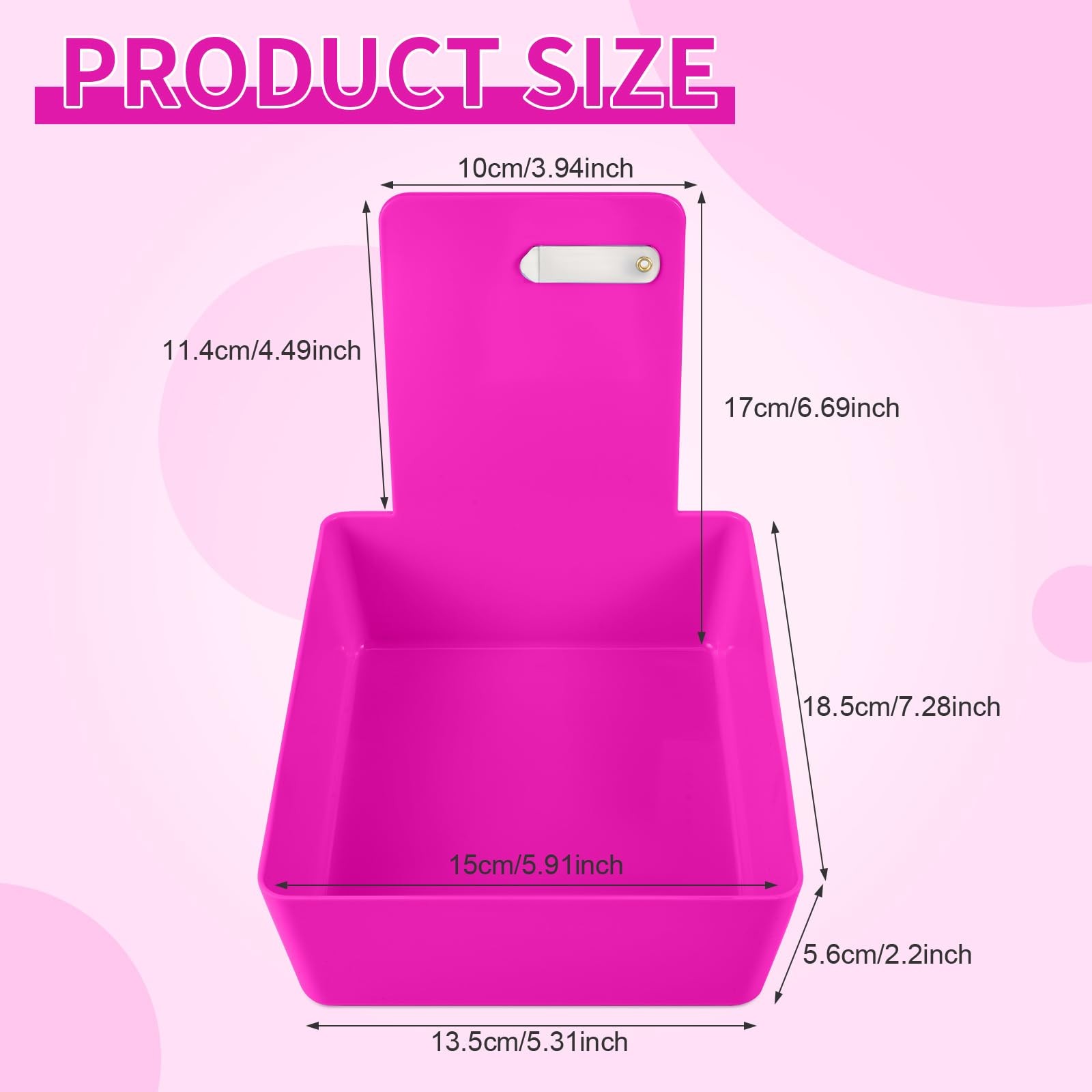 Tioncy 14 Pack Dental Working Lab Pan, Work Case, Medium Purple