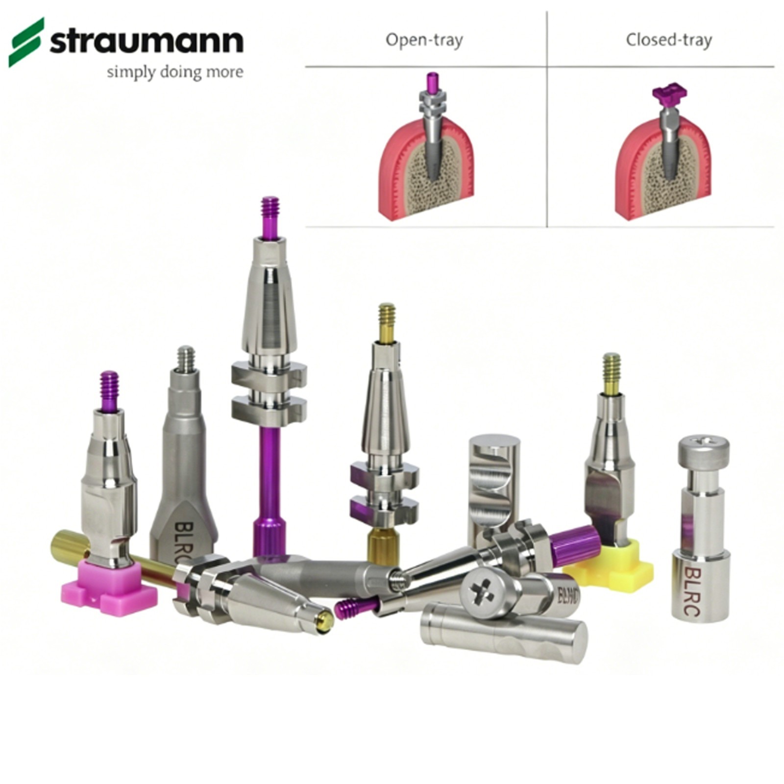 US Straumann ITI NC/RC Implant Scan Body Analog Transfer Impression Coping Tray