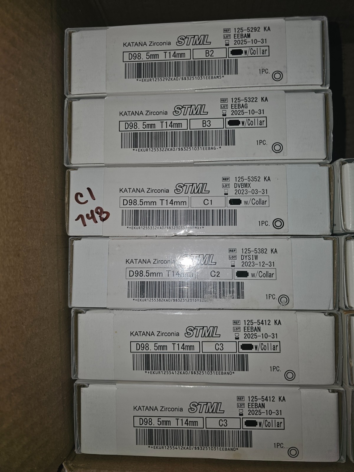 Dental Zirconia Disc LOT – Katana STML/ML – NEW