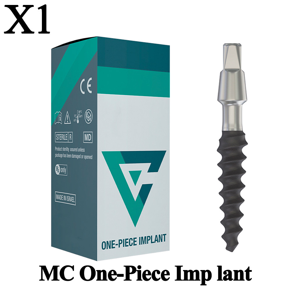 1pcs Dental MC One-Piece Imp lant Titanium Lab