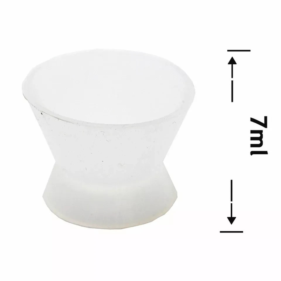 Dental Lab Silicone Mixing Cup Acrylic Rubber No-Stick Flexible Bowl Cup S/M/L/H