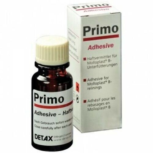 Primo Adhesive For Molloplast B Soft Reliner 15ml By DETAX