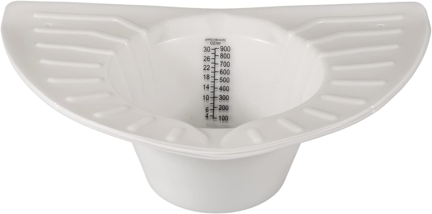 Graduated Specimen Collector Pans [Pack of 1] Toilet Nursing Hat for Urine,…