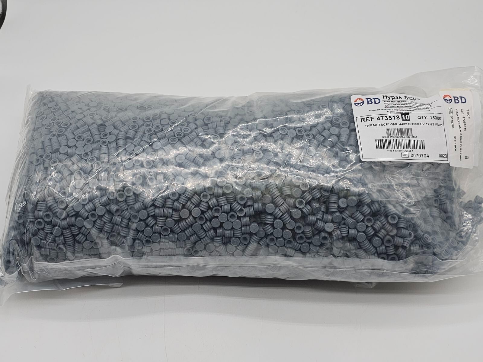 BD Hypak T SCF 3 ML 47351810 QTY:15000 EV 12-25 WWD