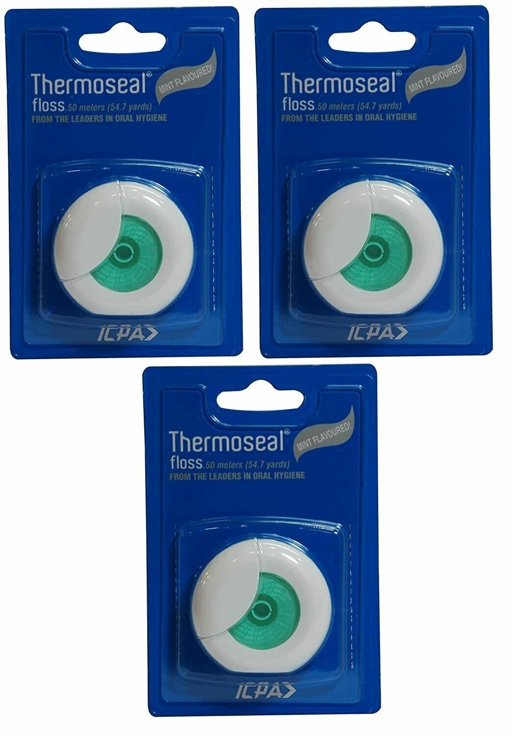 Dental Thermoseal Floss 50 Meter – A Waxed dental floss for interdental cleaning