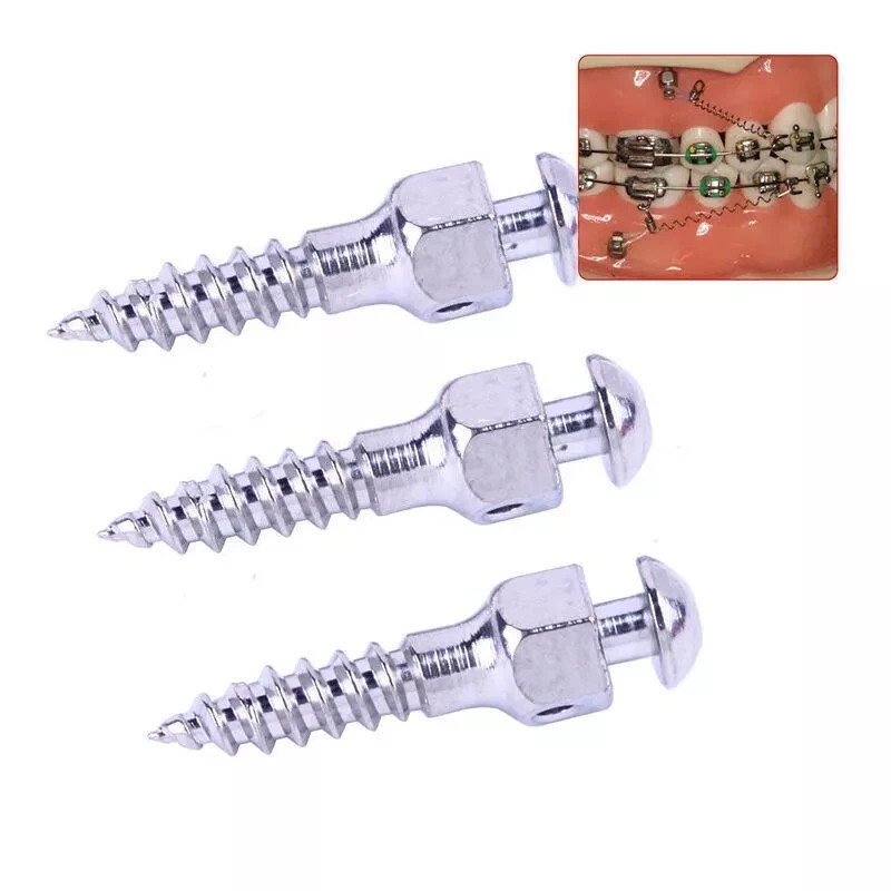 15 Sizes Dental Orthodontic Self-Drilling Titanium Thread Micro Implants Screw
