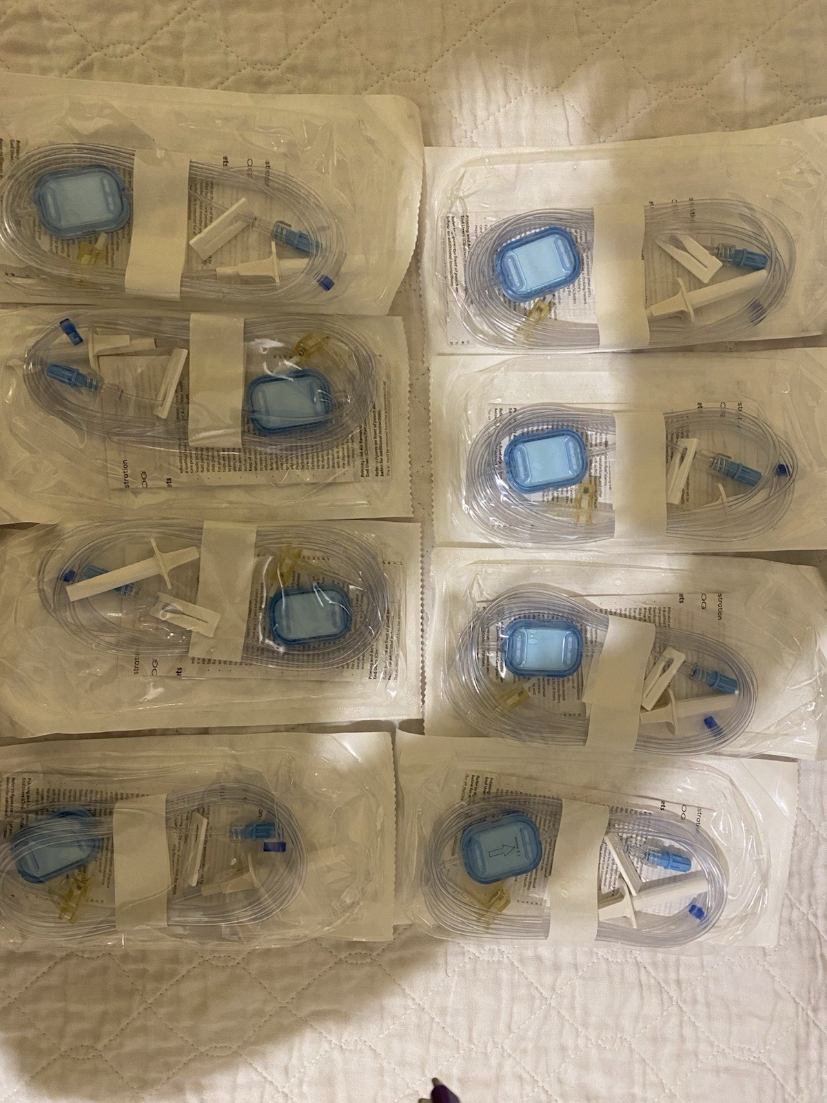 MOOG Curlin Administration Set 380-4128 +close Backcheek Valve415062