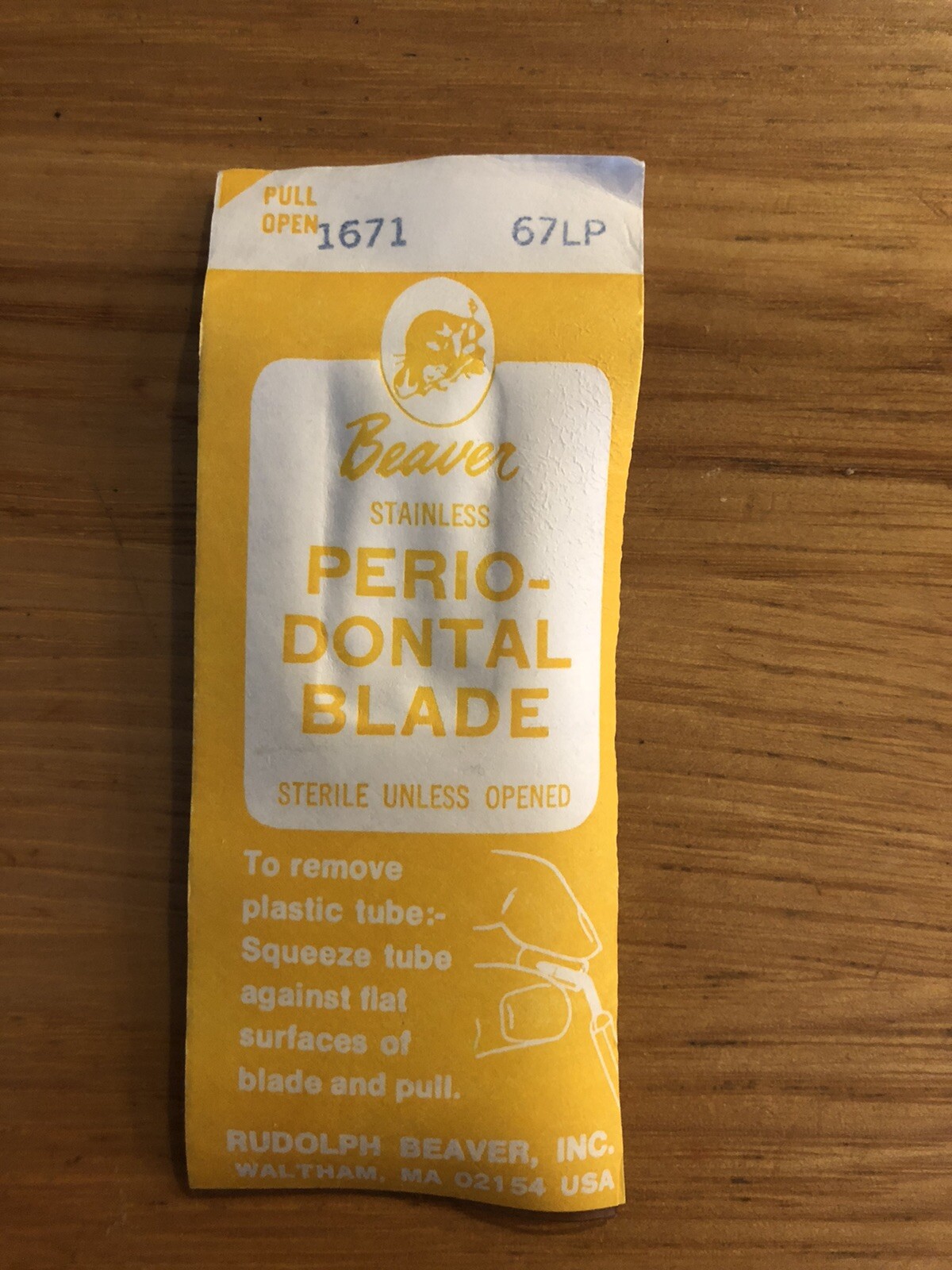 Beaver Individual Sterile Periodontal Blades 67LP x2