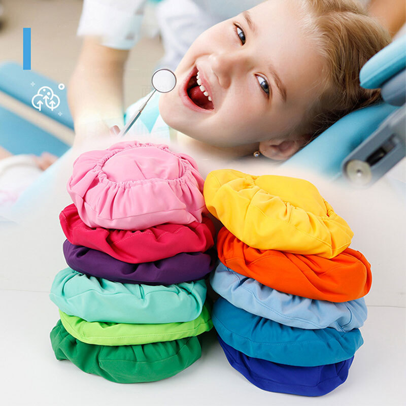 Dental Unit Chair Covers Thick Elastic Fabric Dentist Stool Protector 4Pcs/Set