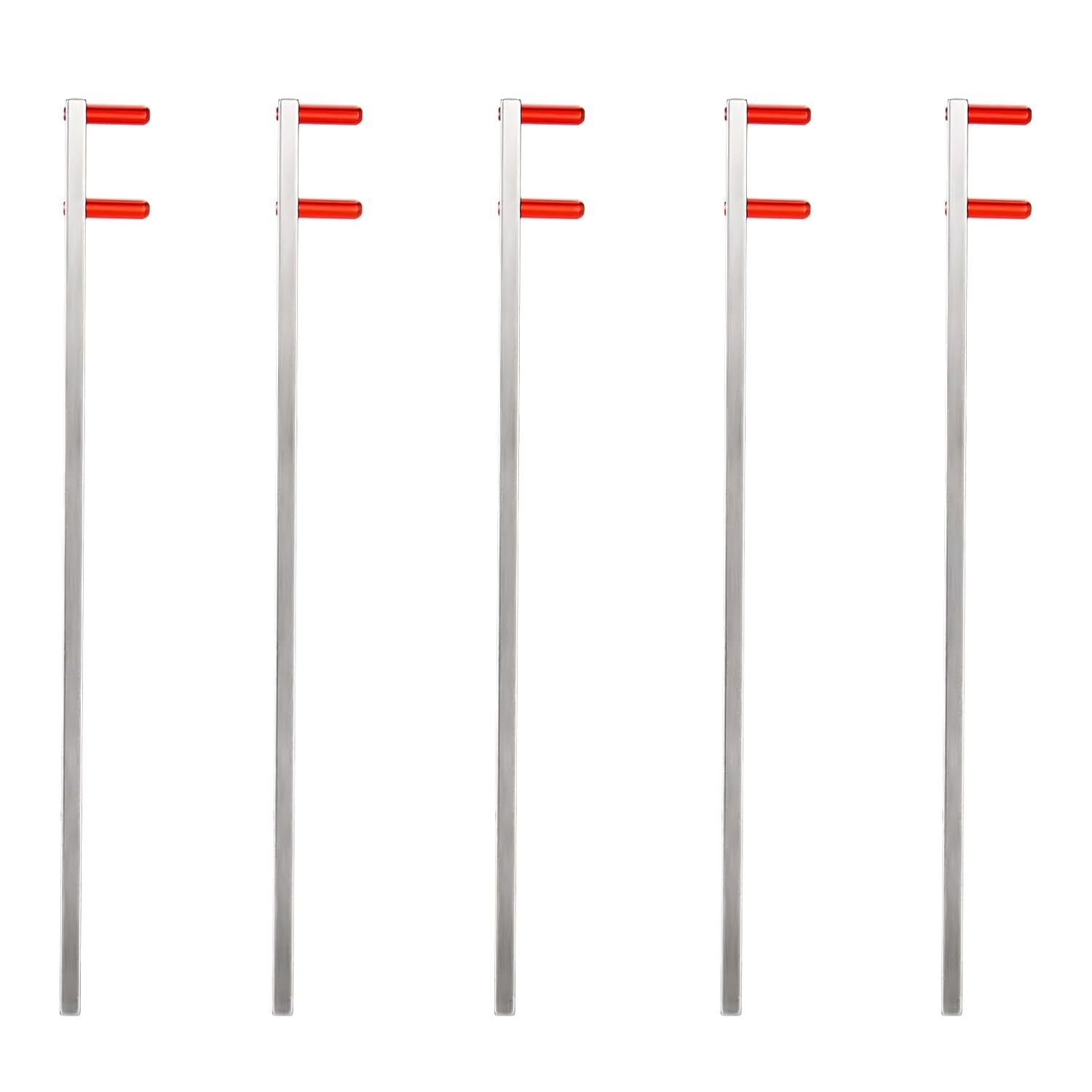 5x Dental Bitewing Indicator Arms X-Ray Sensor Holder BAI Style Red Autoclavable