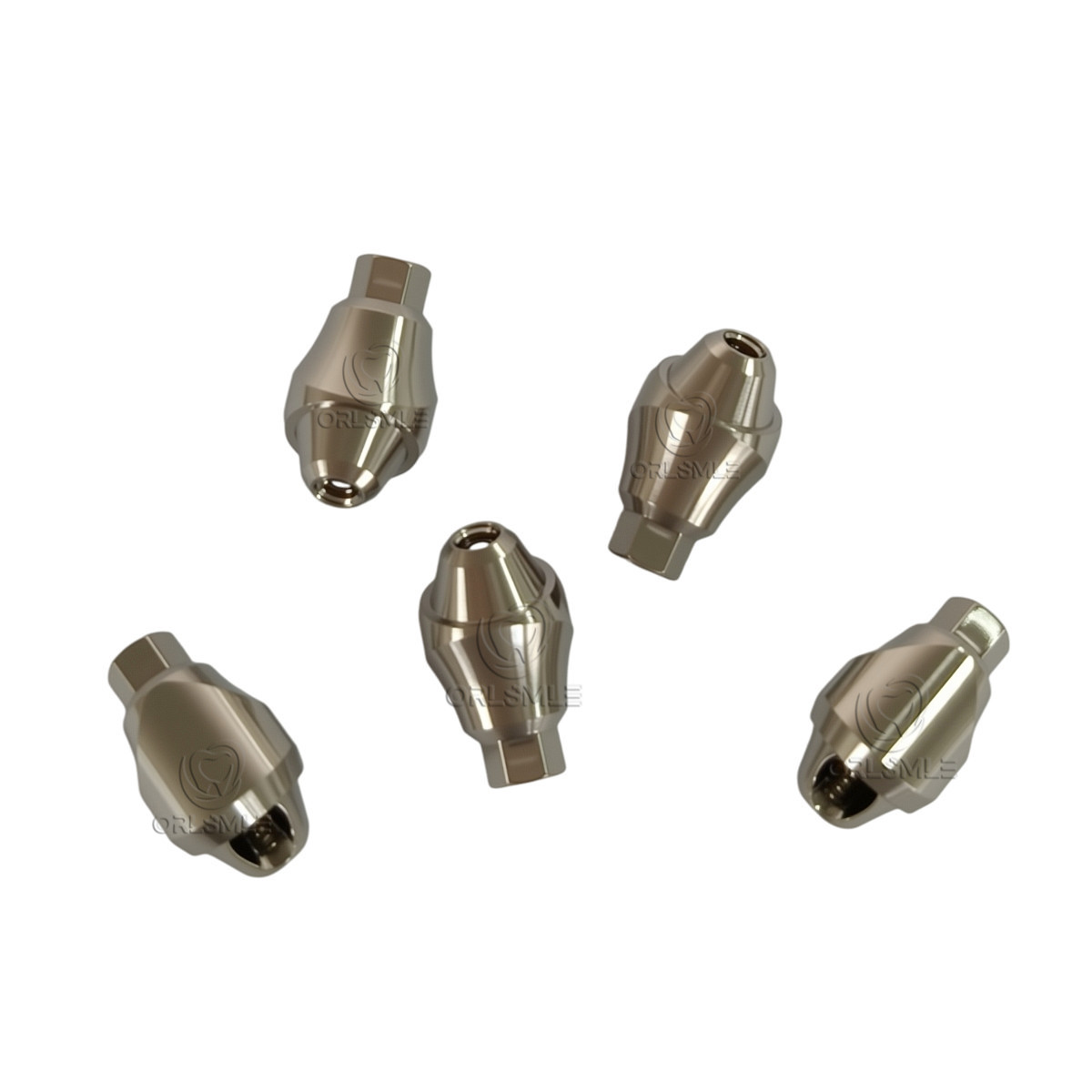 5 pcs Angled abutment for Multi unit fit to MIS Seven platform D4.8