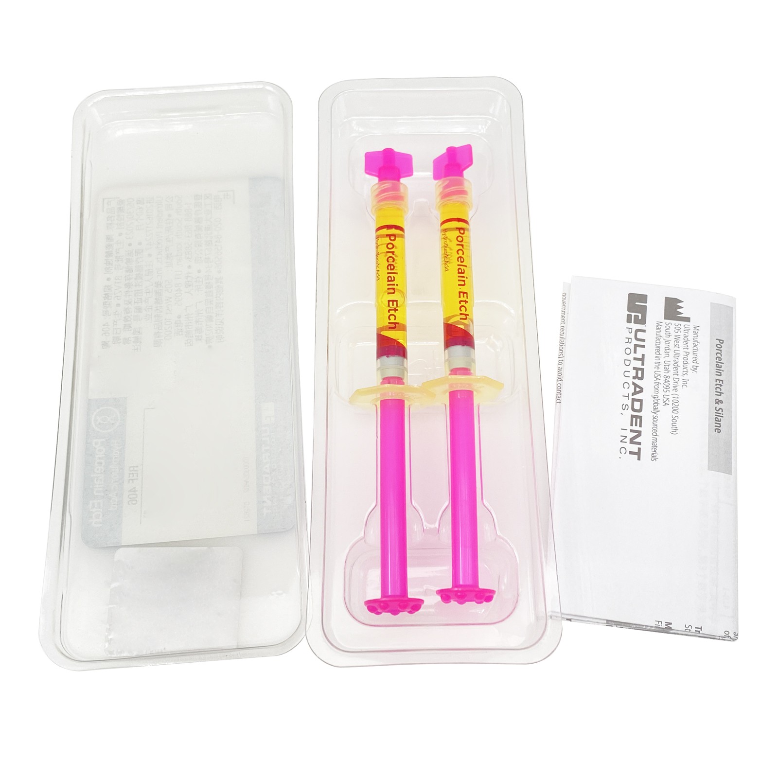 Ultradent Porcelain Etch 9% Hydrofluoric Silane Dental Bond Veneer Crowns