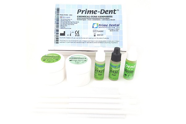 Prime-Dent Dental Self Cure Composite Cracked Tooth Kit Repair 5g
