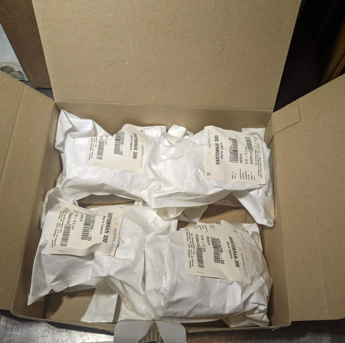 Sartorius 5231307H5–00–B Sartobran 300 Sterile Capsule 0.45 + 0.2µm (4 Caps)