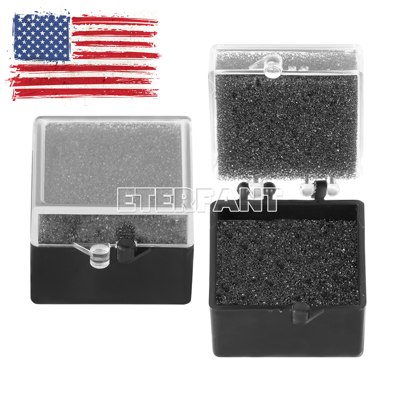 Dental Crown/Bridge Box Black with Sponge Fillers/Yellow Dental Box w/Membrane