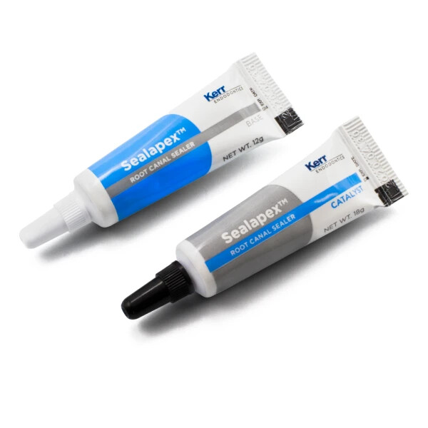 5x New Kerr Sybron Sealapex Canal Sealant Base & Catalyst Tubes Freshh