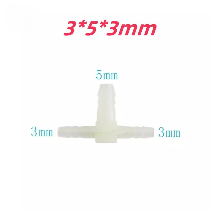 10 Pcs Dental Lab Fitting Connector Valve Water For Tube 3*3*5mm Instrument Tool