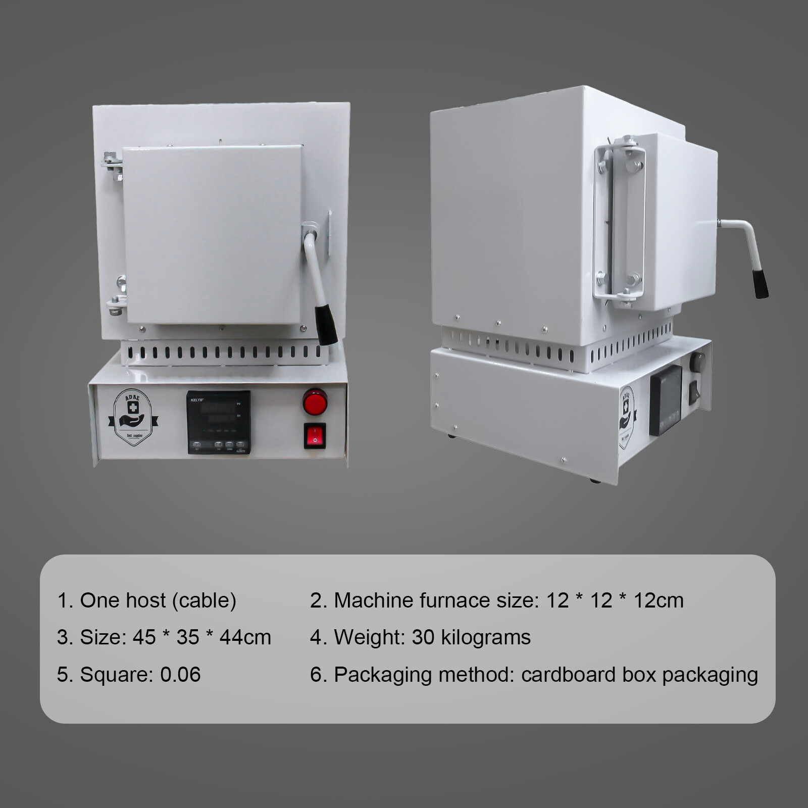 1500W Dental Mini Burnout Furnace High Frequencey Electric Resistance Furnace US