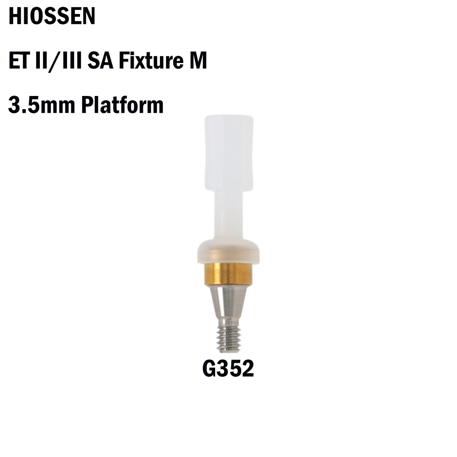 US For Hiossen Oss Implant Locator Abutments PEEK Retention Caps Mini & Regular
