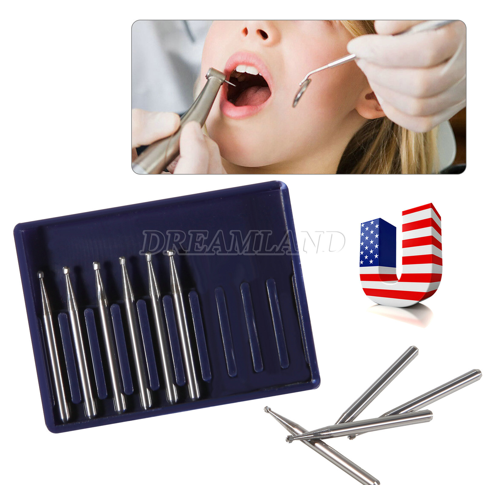 Dental Carbide Burs FG1 FG2 FG3 FG4 FG5 TOP QUALITY