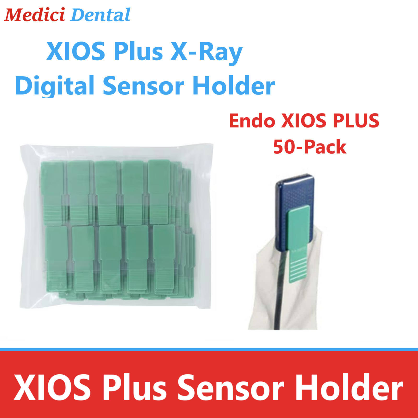 Dental X-Ray XCP Xios Sensor Biteblocks Posterior, Bitewing, Anterior Disposable