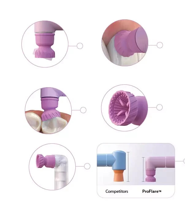 Premier ProFlare Articulating Disposable Prophy Angle 125/Pack