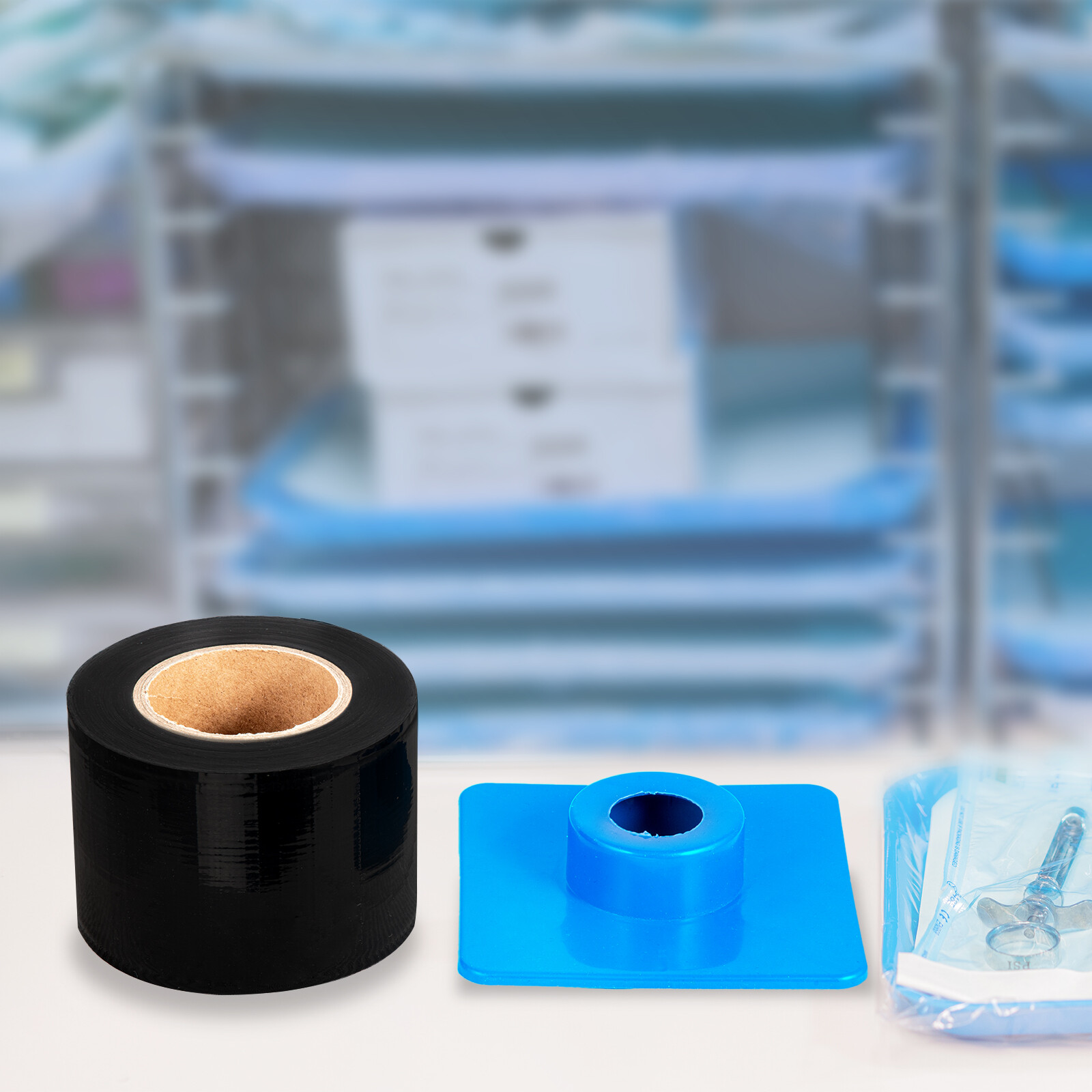 6 Rolls JMU Dental Barrier Film Medical Tape Roll Adhesive 1200 Sheets 4″x6″