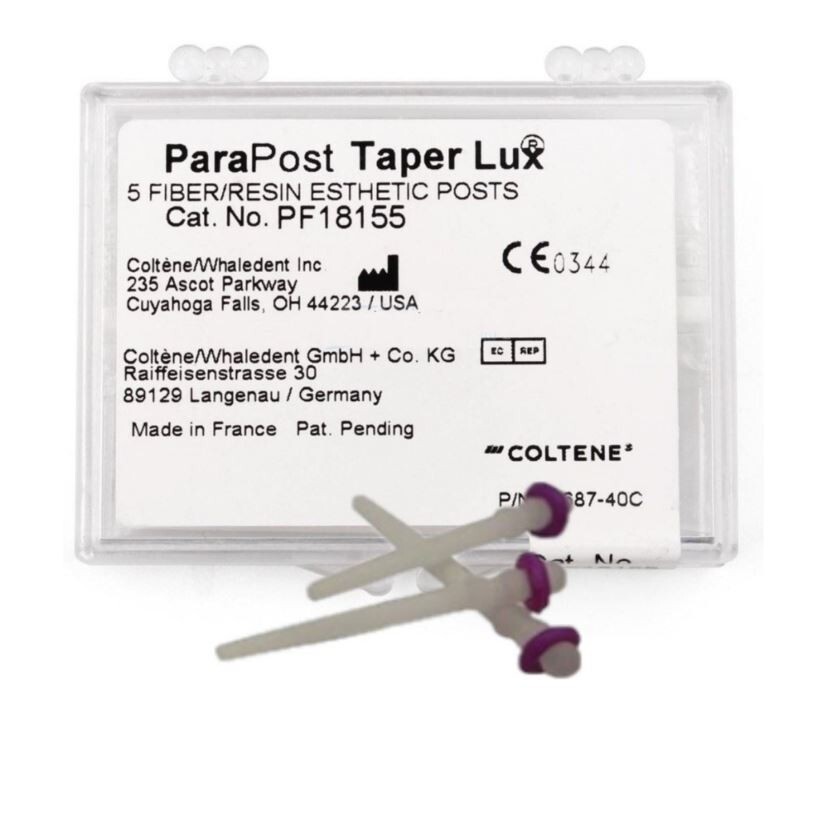 *5-Pieces* Coltene ParaPost Taper Lux Size-5.5 Resin Esthetic Posts PF18155