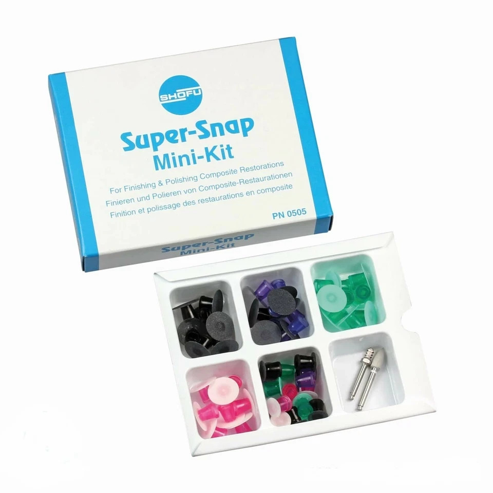 Shofu Super Snap MINI KIT standard disks mini metal mandrel Composite Dental