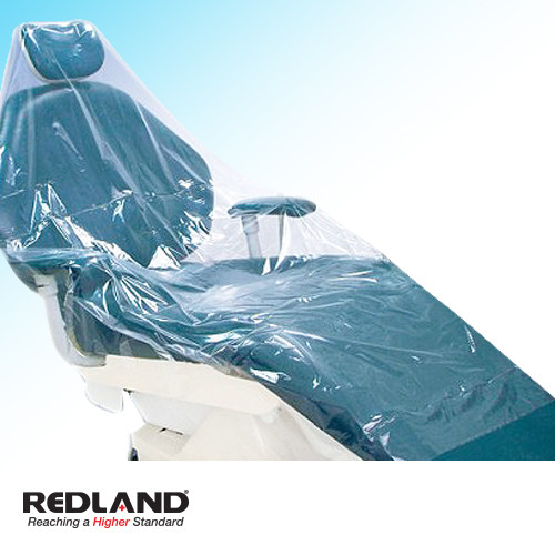 REDLAND Full Chair Sleeves 29″X80″ Clear Disposable 125/Box –
