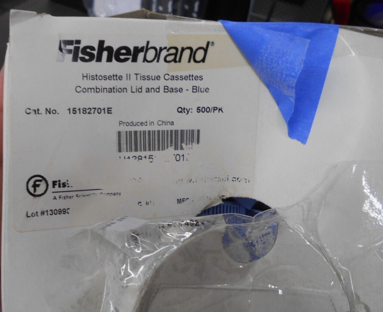 FISHERBRAND DISTOSETTE II TISSUE CASSETTES COMBO LID & BASE 15182701E